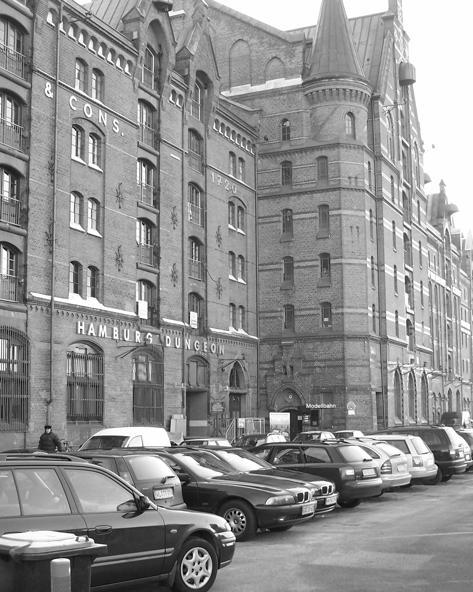 Speicherstadt in Hamburg mit Dungeon