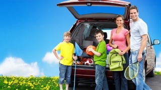 Familienurlaub mit dem Auto
