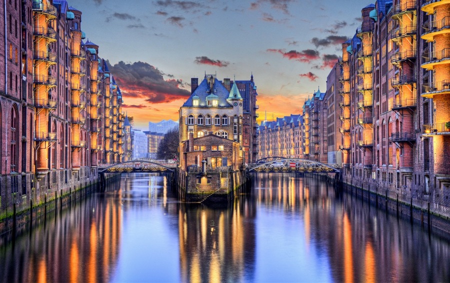 Weltkulturerbe Die Speicherstadt in Hamburg
